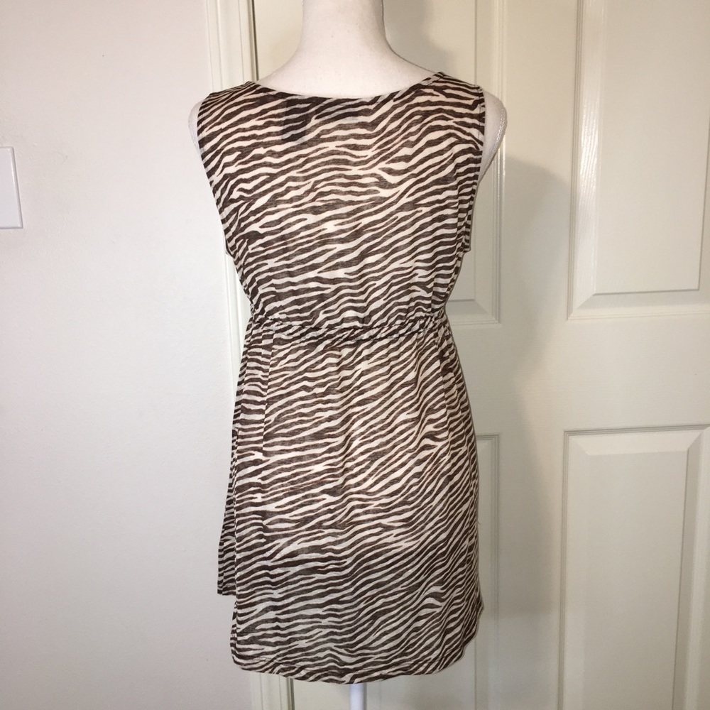 New York & Company Zebra Swimsuit Coverup - Picture 4 of 7